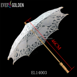Parasol de <span class=keywords><strong>mariage</strong></span> en <span class=keywords><strong>dentelle</strong></span> à vendre à bas prix, avec manche en bois et <span class=keywords><strong>dentelle</strong></span> en coton - Product Image 5