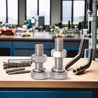 Top vente de haute qualité CNC usinage en acier métal prix compétitif boulons hexagonaux vis et écrous matériau en fer