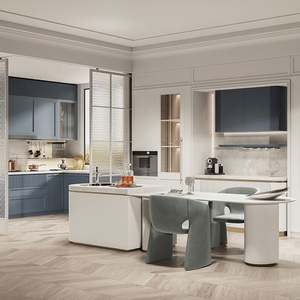 Ensemble de meubles de cuisine sur mesure Santopova bleu foncé : solutions de rangement élégantes - Product Image 2