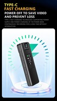 Caméra corporelle portable 4K Super HD Mini avec détection de mouvement rotative à 180 degrés, clip portable, WIFI, caméra sportive