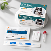 Kit de Prueba Rápida de Antígeno para Parvovirus Canino 2 en 1 (CDV/CAV) para Perros, Tarjeta de Diagnóstico Veterinario, Muestra Gratuita, Alta Sensibilidad