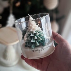 AIkUN vela de fragancia al por mayor vela de Navidad cera de soja Natural vela de aroma de combustión larga para regalo de vacaciones logotipo personalizado - Product Image 5