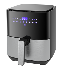 <span class=keywords><strong>Friggitrice</strong></span> <span class=keywords><strong>ad</strong></span> <span class=keywords><strong>aria</strong></span> elettrica digitale con 8 preimpostazioni di cottura, multifunzione, cestello da <span class=keywords><strong>5</strong></span> <span class=keywords><strong>litri</strong></span>, capacità <span class=keywords><strong>5</strong></span>.<span class=keywords><strong>5</strong></span>, 3.<span class=keywords><strong>5</strong></span>, 4.<span class=keywords><strong>5</strong></span>, 6, <span class=keywords><strong>5</strong></span> <span class=keywords><strong>litri</strong></span> - Product Image 1