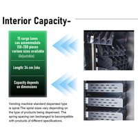 Máquina Expendedora Inteligente de Pared con Pantalla Táctil y Verificación de Edad