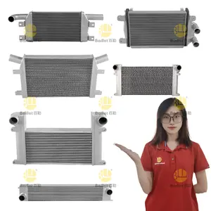 Todos os tipos Escavadeira Refrigerador De Óleo Hidráulico e Radiador e Inter Cooler Alumínio Zax Pc Dh Ex outras peças escavadeira