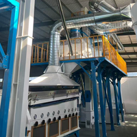 Fournisseurs de plantes de traitement des grains de café vert, machine de nettoyage des grains de café, ligne de machines de nettoyage et de calibrage des grains