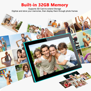 Marco de Fotos Digital WiFi de 10 Pulgadas con Luz LED, Memoria de 32 GB, Marco Inteligente <span class=keywords><strong>para</strong></span> Compartir Fotos Familiares con las Aplicaciones Frameo - Product Image 5
