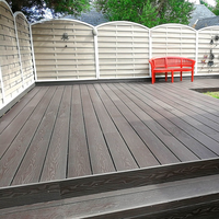 Fabricant chinois Planches de terrasse en bambou composite blanc de haute qualité Wpc Terrasse de jardin