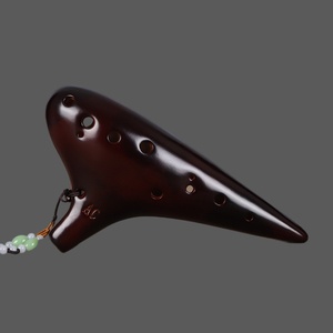 Ocarina de Cerámica de Alta Calidad de 12 Orificios en Do Alto, Instrumento Musical Hecho a Mano, Instrumento de Viento Natural - Product Image 3