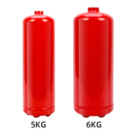 Cylindre d'extincteur à poudre sèche ABC vide de 0,5 kg à 12 kg
