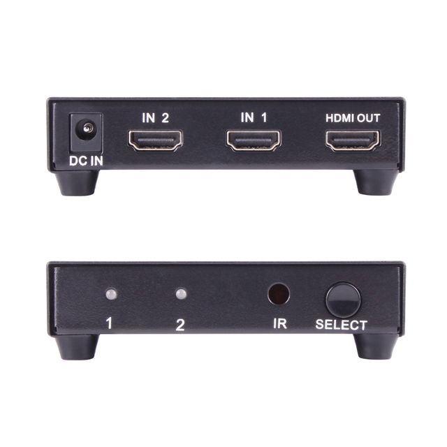 VCOM HDMI Monitor Switcher 1080P HD Video HDMI Switch 2x1 for PS4 PS5 HDTV