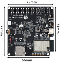 Module de développement audio léger ESP32 LyraT Mini, équipé du module ESP32-WROVER-E