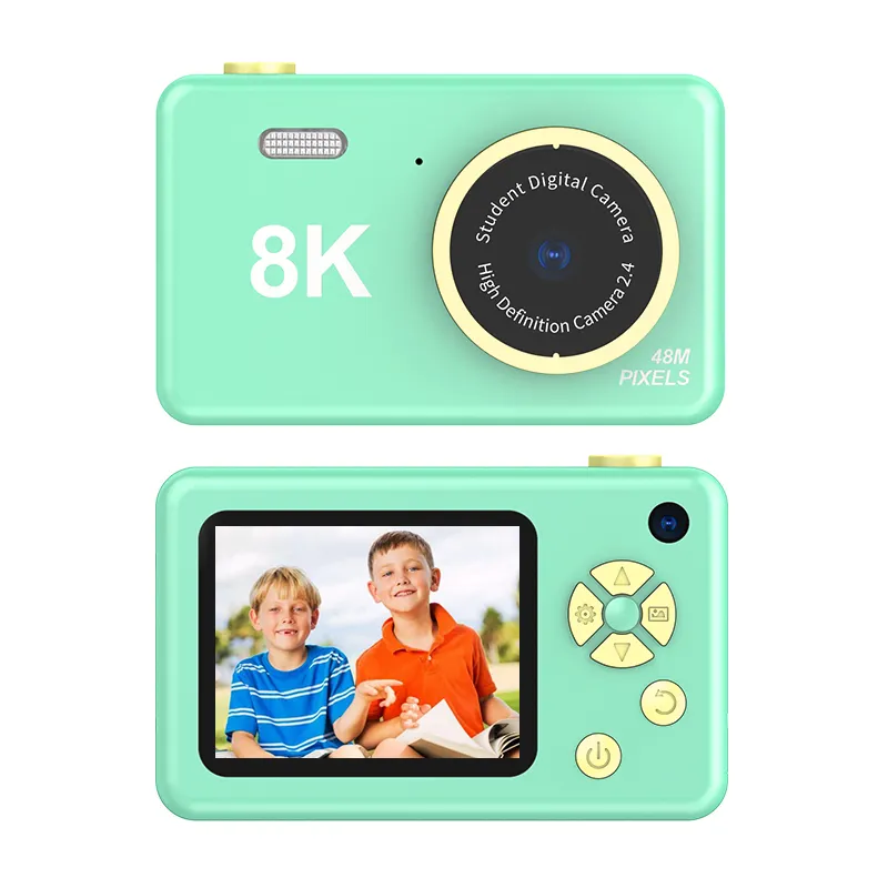 كاميرا ألغاز فيديو بشاشة 8K IPS كاميرا رقمية H4 x 8x للبيع بالجملة من من من من من من من من من من من من من أجل كاميرا مزدوجة للطلاب كاميرا صغيرة