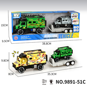 Juego de Camiones de Remolque <span class=keywords><strong>Unimog</strong></span> de Inercia Económico con Vehículo ATV/Policía/Militar, Luces y Sonido, Gran Venta al por Mayor en Latinoamérica - Product Image 4