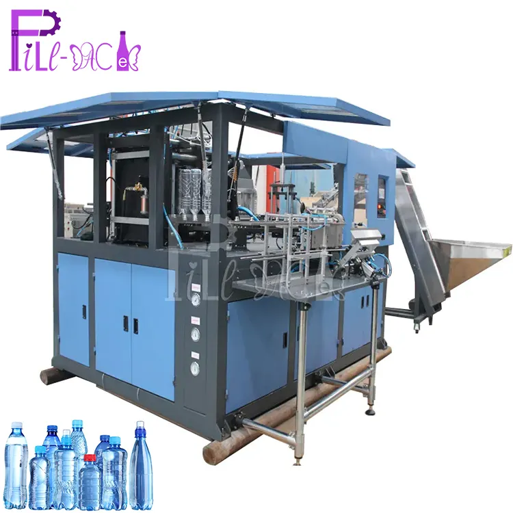 Tự động 4 khoang năng lượng nước trái cây dầu nước giải khát PET/chai nhựa Blower thổi đúc máy/thiết bị/Line/nhà máy/Hệ thống