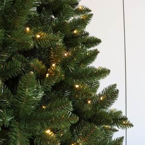 <span class=keywords><strong>Sapin</strong></span> de Noël <span class=keywords><strong>artificiel</strong></span> d'épicéa de conception articulée de 150cm 180cm 210cm de matériel de PVC de PE avec les LED blanches chaudes - Product Image 4