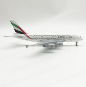 Modèle d'avion en alliage OEM personnalisable <span class=keywords><strong>Emirates</strong></span> <span class=keywords><strong>Airline</strong></span> A380, 16 cm et 20 cm, souvenirs d'avion - Product Image 6