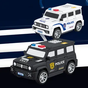 מכירה לוהטת צעצוע משטרת רכב כסף קופסא לילדים טביעות אצבע נעילה אלקטרוני כסף חיסכון תיבת 2 צבעים אלקטרוני פיגי בנק