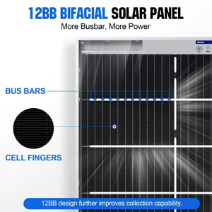 Custom Monocrystalline Silicon 100W 150W 200W Bifacial Marine Solar <strong>Panel</strong> for Street Light Dual Side 100W 150W 200W <strong>Pv</strong> <strong>Panel</strong> - Product Image 3