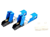 Precio de Fábrica ZAWEDA CT001 LC Adaptador de Fibra Óptica Simplex Monomodo FTTH Conector Acoplador de Fibra Óptica Telecom SC/APC