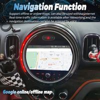 Autoradio Linux 9 pouces avec écran QLED pour BMW Mini Cooper F55 2017, navigation GPS, autoradio, Android Auto, CarPlay, 4G LTE