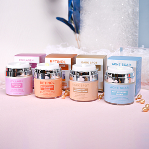 Crème et Lotion Visage Bio Naturelle Éclaircissante <span class=keywords><strong>Anti</strong></span>-âge Hydratante pour le Visage et les <span class=keywords><strong>Mains</strong></span>, Atténue les <span class=keywords><strong>Taches</strong></span> Brunes - Product Image 2