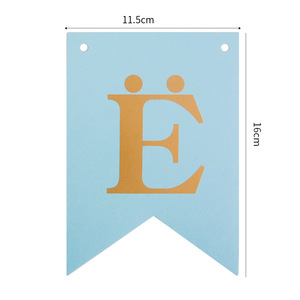 Bannière d'anniversaire <span class=keywords><strong>russe</strong></span> « Joyeux Anniversaire » en forme de trompette, décoration de fête d'anniversaire, fournitures pour fête d'anniversaire <span class=keywords><strong>russe</strong></span> - Product Image 4