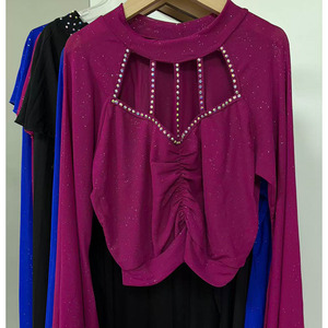 Bahar yaz dansçı göbek dans kostümü yeni 5076 takım uzun kollu peri Lotus yaprağı şerit performans uygulama sınıfı için giymek - Product Image 5