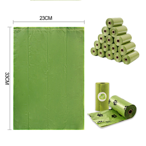 Gran oferta, 18 rollos, bolsas de basura para perros, bolsa de caca de mascotas a base de plantas biológicas, suministros ecológicos para mascotas - Product Image 4