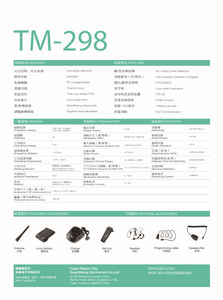 QuanshengトランシーバーTM-298 2Wパワー双方向ラジオ - Product Image 4