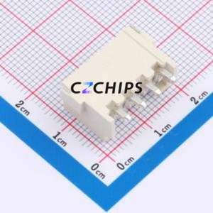 ZX-VH3.96-4PWT Wire-to-Board Pin Header SMD,P=3.96mm,Horizontal Mount Connector 1x4P 3.96mm Horizontal Mount VH - Product Image 2