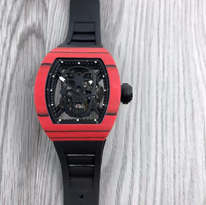 Montre tourbillon pour homme de haute qualité, montre mécanique squelette en fibre de carbone, montre de sport et d'affaires. - Product Image 1