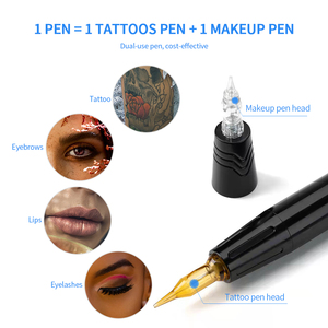 Machine à tatouer sans fil PMU, course de 2,8 mm, 2 batteries, 2 poignées pour maquillage permanent - Product Image 5