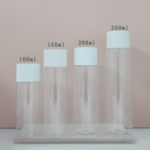 Bouteille de toner en plastique blanc transparent pour animaux de compagnie <span class=keywords><strong>Hydrolat</strong></span> 100ml 120ml 150ml 200ml 250ml 300ml avec bouchon à vis - Product Image 6