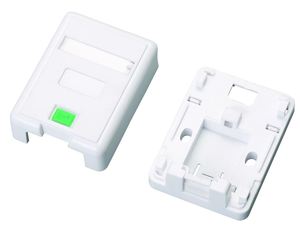 Caja de Montaje en Superficie CAT5E RJ45 con Krone IDC para Redes STP Cat.5e, Conector PCB (Material ABS/PC, Certificado ROHS) - Product Image 2