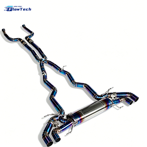 Sistema de escape Cat-Back Valvetronic de titanio artesanal para M760 M750 G12: Sonido deportivo profundo y respuesta del acelerador mejorada - Product Image 1