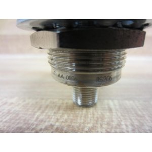 Ifm EfectoR Iis206 Inductive Proximity Sensor <b>Chrome</b>-plated Brass Unshielded No Indicator - Product Image 4