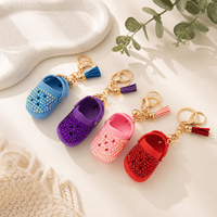 Mini porte-clés sabot en strass pour sac à dos, sac à main, joli cadeau pour femmes et filles