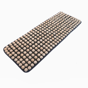 Tappetino da massaggio in legno antiscivolo per riflessologia casalingo per fare affidamento in piedi per impastare il <span class=keywords><strong>piede</strong></span> Shiatsu materasso per digitopressione - Product Image 3