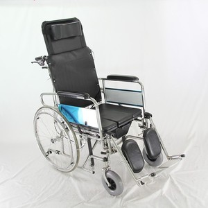 Silla de ruedas manual reclinable con respaldo alto para discapacitados - Product Image 5