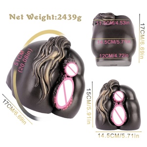 GEEBA Realistic Animal Horse Butts Inverted Mold Fantasy Silicone Male Masturbator Pocket Pussy Penis Stroker Ona Hall Sex <b>Toys</b> - Product Image 2