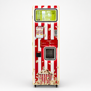 Machine à pop-corn automatique avec système de paiement par billets de banque, carte de crédit et paiement par QR. Disponible dans - Product Image 2