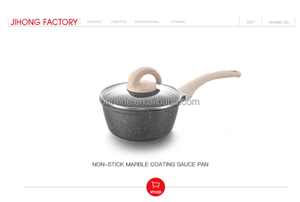 <span class=keywords><strong>Casserole</strong></span> classique écologique <span class=keywords><strong>compatible</strong></span> avec les plaques à induction, avec poignée en bakélite, revêtement céramique antiadhésif, couvercle en verre - Product Image 5
