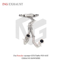Échappement Valvetronic en acier inoxydable ING pour Porsche Cayenne GTS Turbo 9Y0 4.0T – Pièces à montage direct à haut débit – Vente en gros
