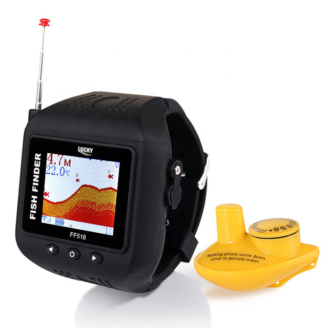 Lucky FF518 Portable Fish Finder Depth Sonar Sounder Alarm Waterproof Fish Finder Sonar