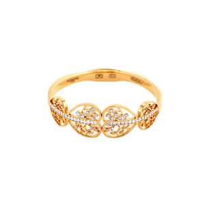 Gold Plated Stainless Steel <b>Bracelet</b> With <b>Crystal</b> Inlay Elegant Design For Women Fashion Jewelry - Product Image 2