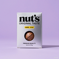 Boîte-cadeau d'emballage de fruits secs de casse-croûte de carton personnalisé écologique pour les noix