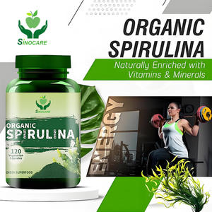 OEM naturale multivitaminico per uso alimentare clorella fornitori di Spirulina organica in polvere integratore Spirulina Capsule - Product Image 4