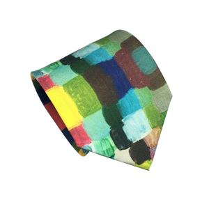 Nouveauté <span class=keywords><strong>cravate</strong></span> personnalisée aquarelle printemps <span class=keywords><strong>hollande</strong></span> tulipe jardin imprimé à la main cravates 100% soie cravates colorées pour hommes - Product Image 1