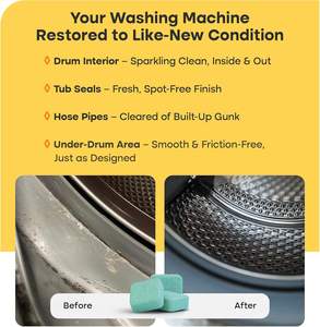 Nettoyant pour machine à laver OEM formulé pour les propriétaires d'animaux de compagnie comprimés désodorisants - Product Image 3